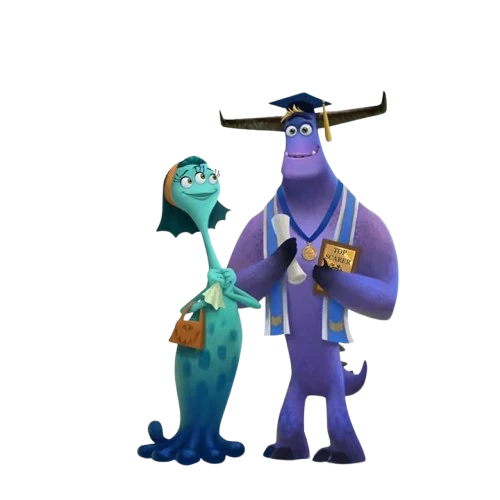 imagen de monster inc mama e hijo